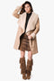 Warm Suede Sherpa with Big Collar