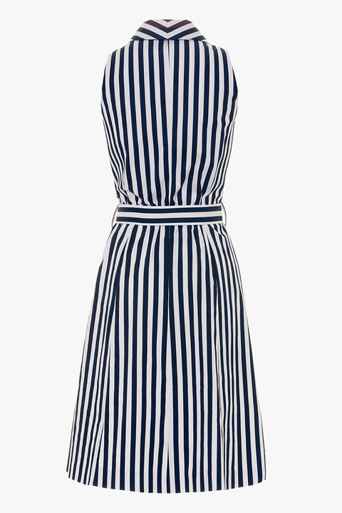 Striped Dress - made from stretch cotton